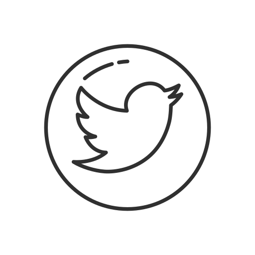 Social media, twitter, twitter logo, twitter button icon